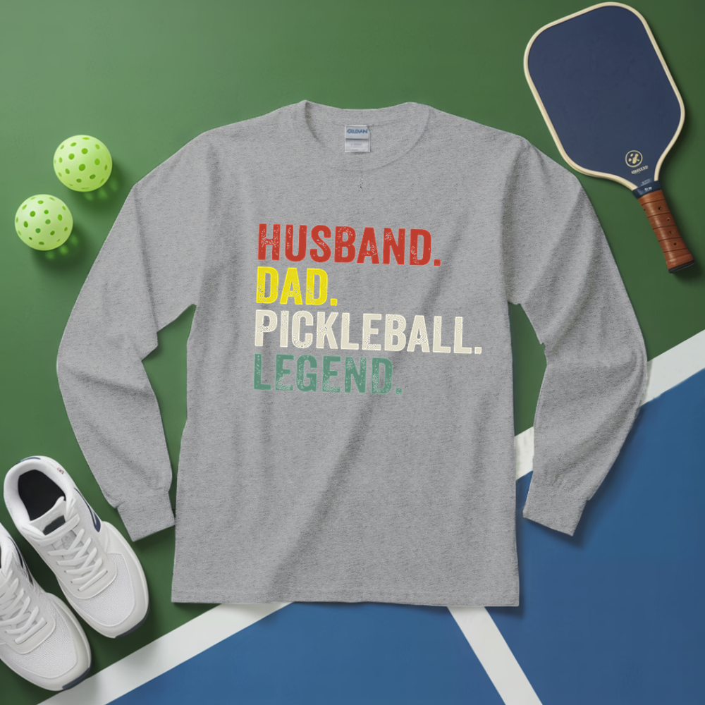 Funny Husband Dad Legend Long Sleeve - Picklechillz
