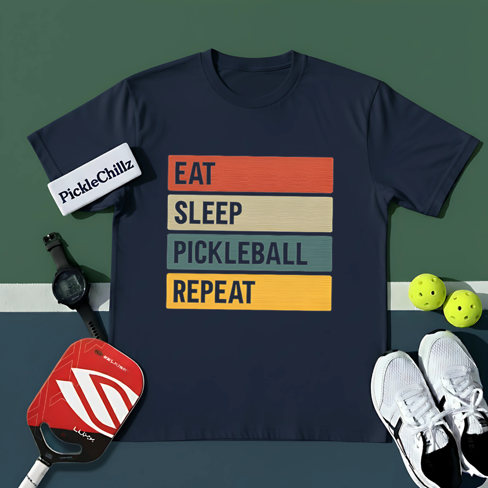 Funny Eat Sleep PickleBall Unisex T-Shirt - Picklechillz