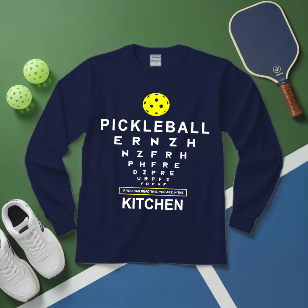 Funny Pickleball Kitchen Long Sleeve - Picklechillz
