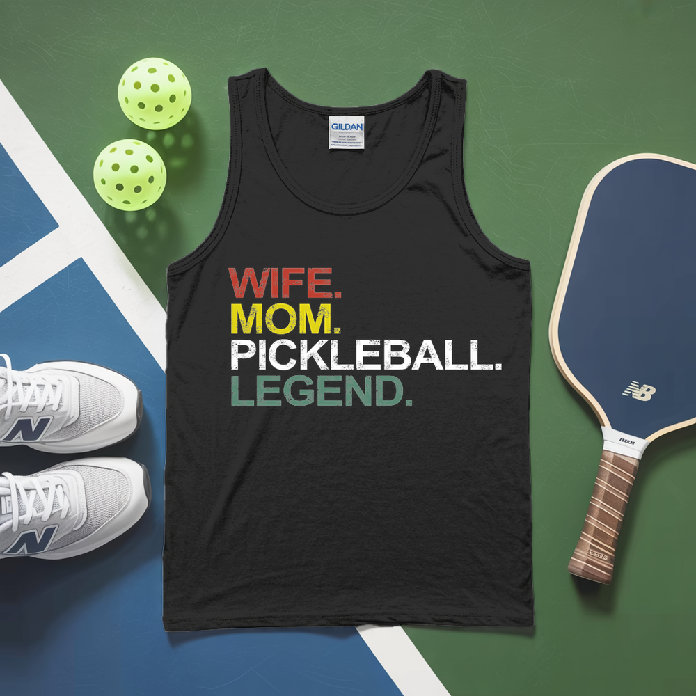 Funny Wife Mom Pickleball Legend Tank Top - Picklechillz