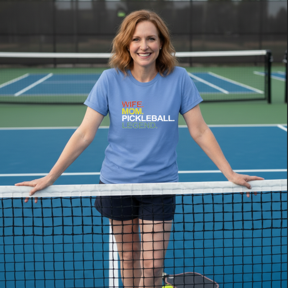 Funny Wife Mom Pickleball Legend Unisex T-Shirt - Picklechillz