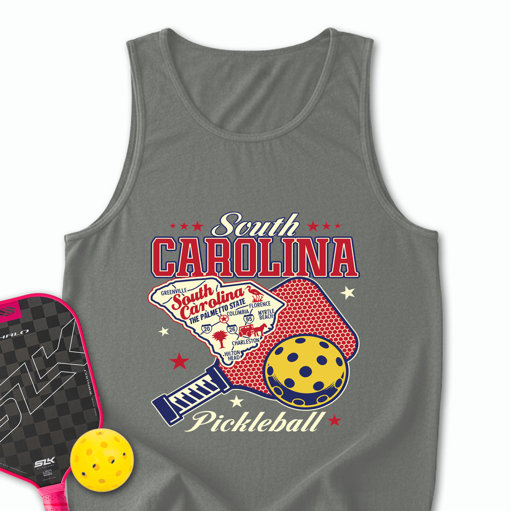 South Carolina Pickleball Tank Top - Picklechillz