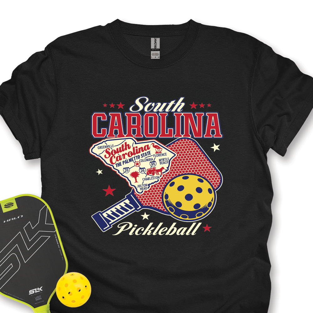 South Carolina Pickleball Unisex T-Shirt - Picklechillz