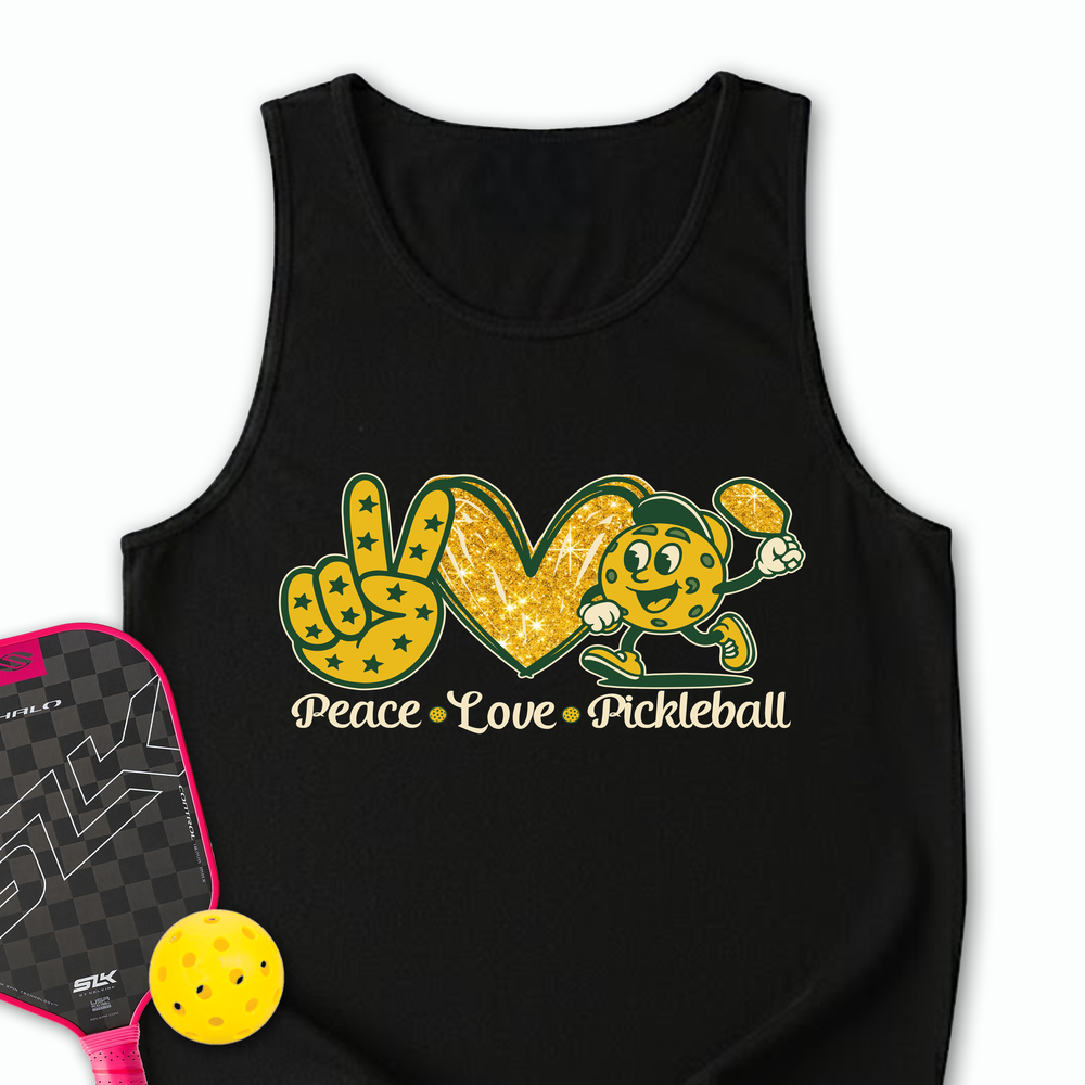 Peace Love Pickleball Tank Top - Picklechillz