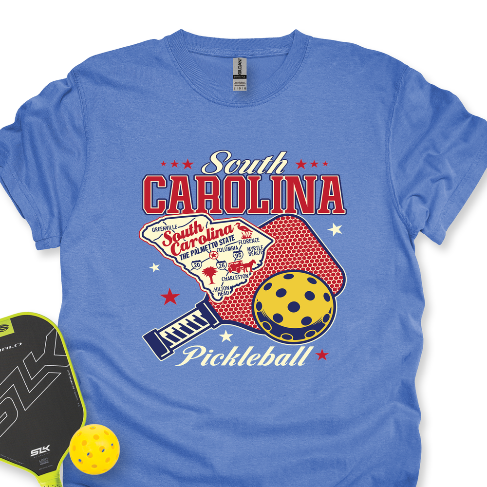 South Carolina Pickleball Unisex T-Shirt - Picklechillz