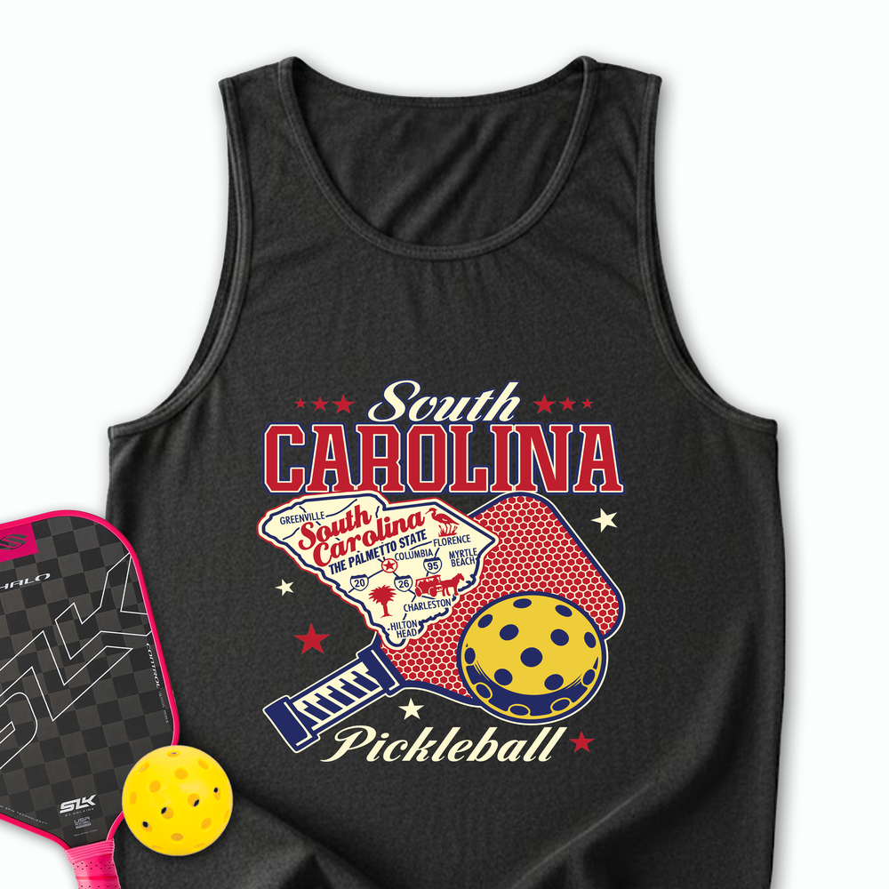 South Carolina Pickleball Tank Top - Picklechillz
