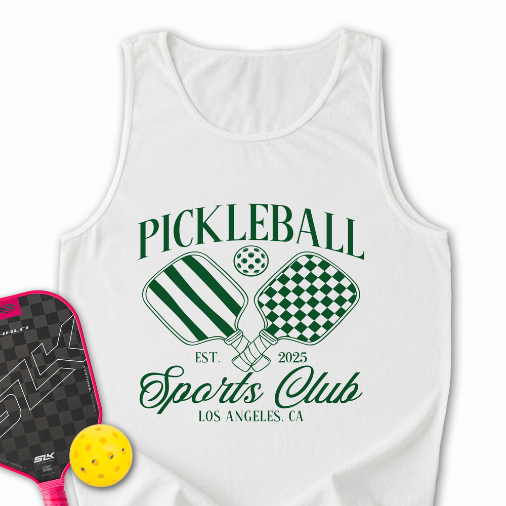 Custom Pickleball Social Club Tank Top - Picklechillz