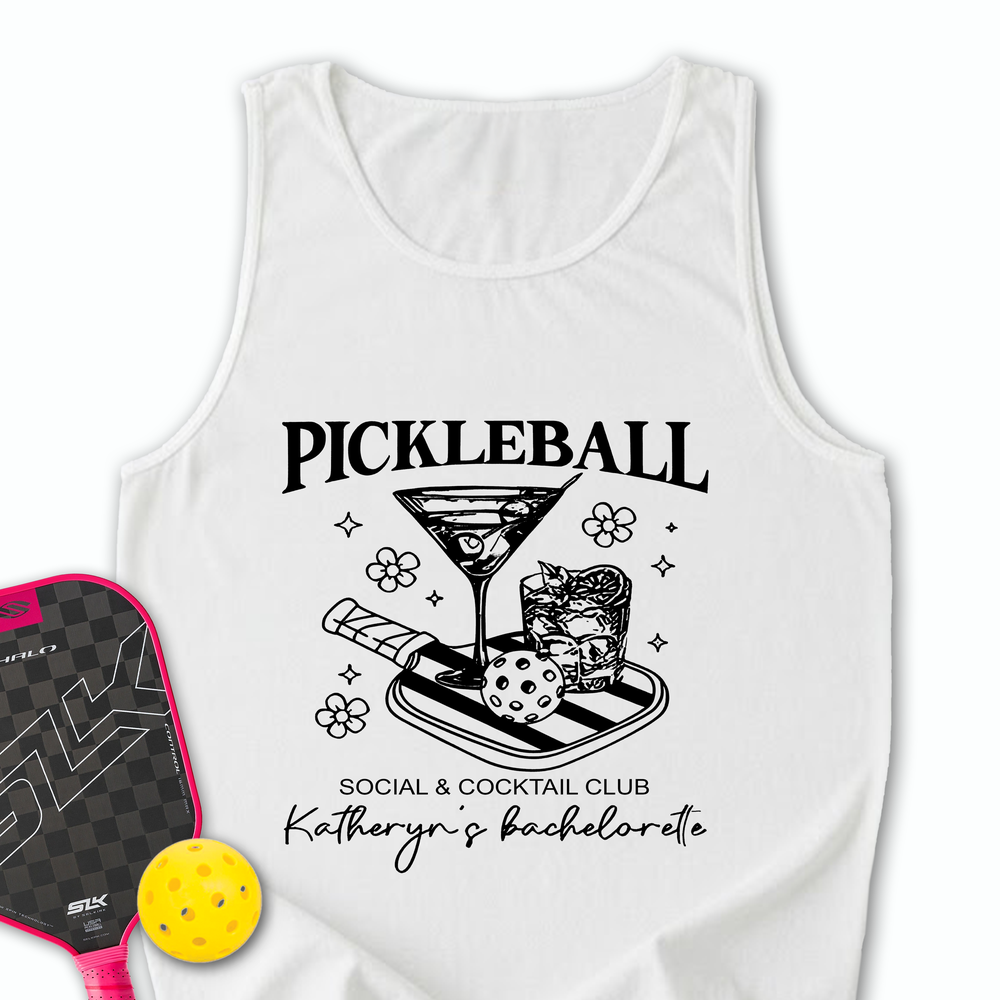 Pickleball Bachelorette Tank Top - Picklechillz