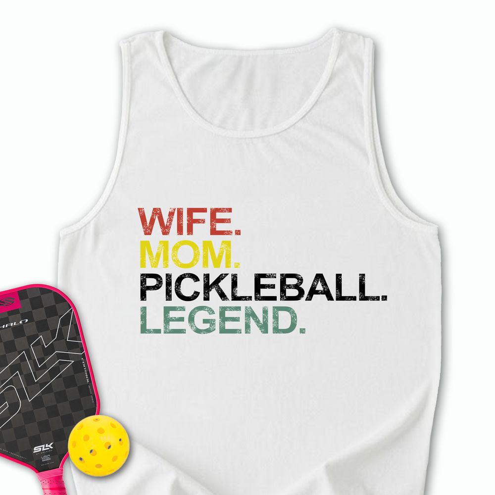 Funny Wife Mom Pickleball Legend Tank Top - Picklechillz