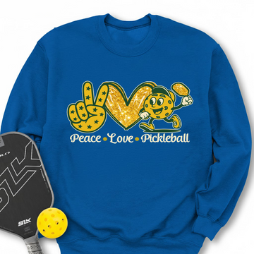 Peace Love Pickleball Sweatshirt - Picklechillz