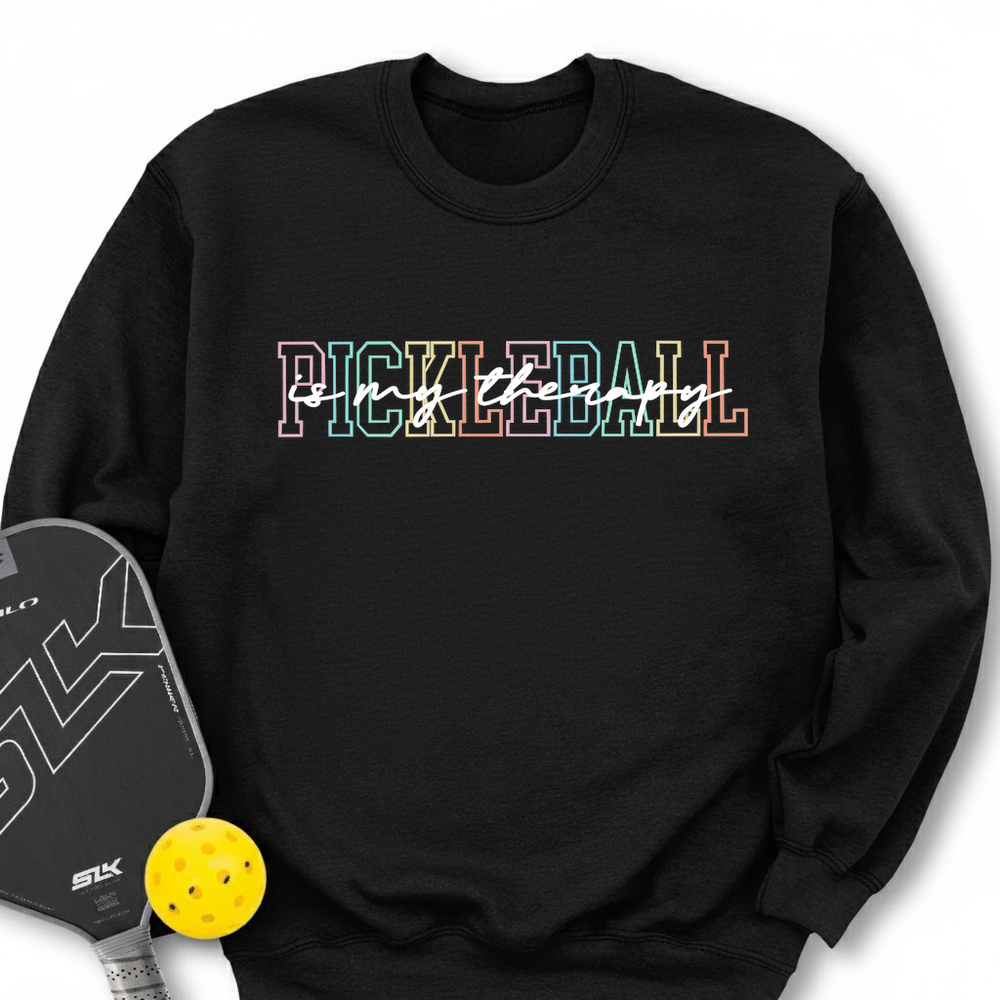 Pickleball Is My Therapy Sweatshirt - Picklechillz