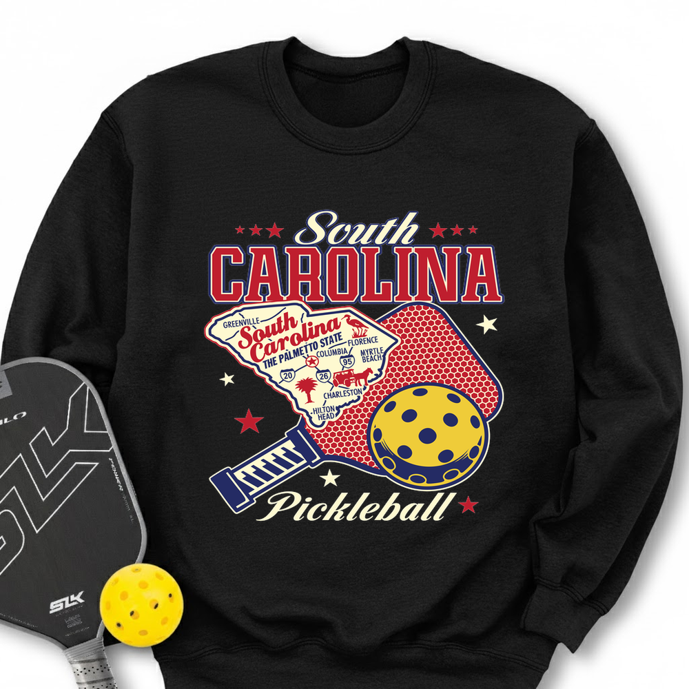 South Carolina Pickleball Sweatshirt - Picklechillz