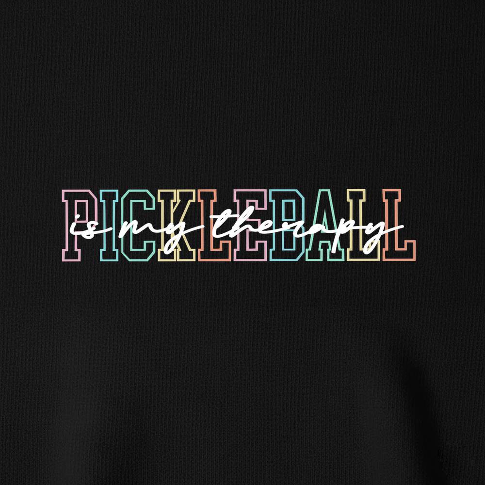Pickleball Is My Therapy V-Neck T-Shirt - Picklechillz