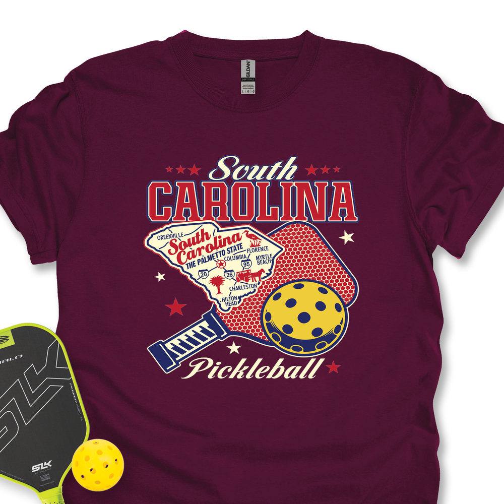 South Carolina Pickleball Unisex T-Shirt - Picklechillz