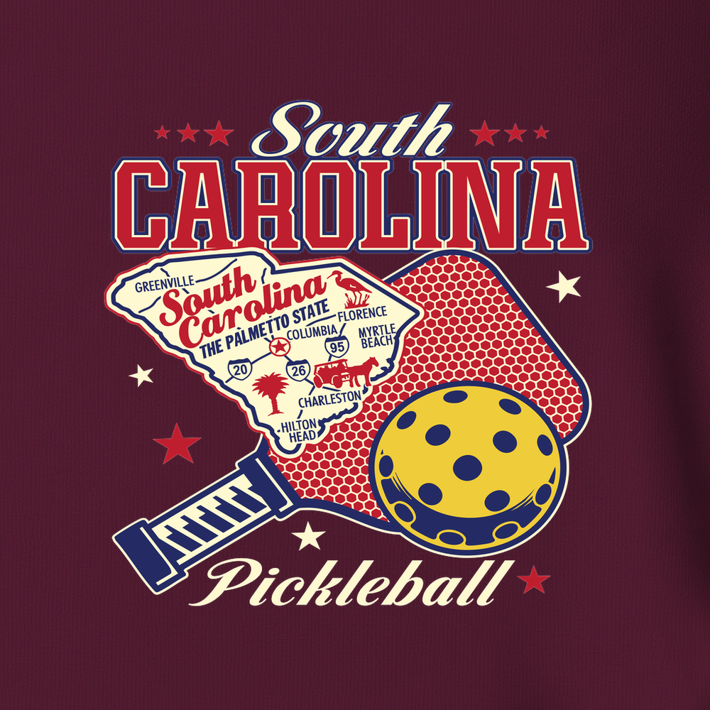 South Carolina Pickleball Unisex T-Shirt - Picklechillz