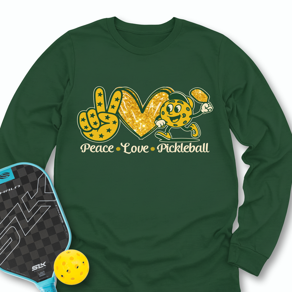 Peace Love Pickleball Long Sleeve - Picklechillz