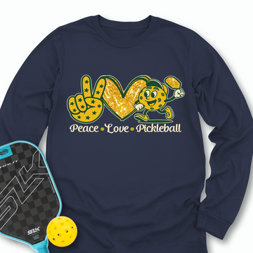 Peace Love Pickleball Long Sleeve - Picklechillz