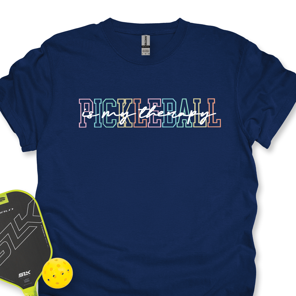 Pickleball Is My Therapy Unisex T-Shirt - Picklechillz
