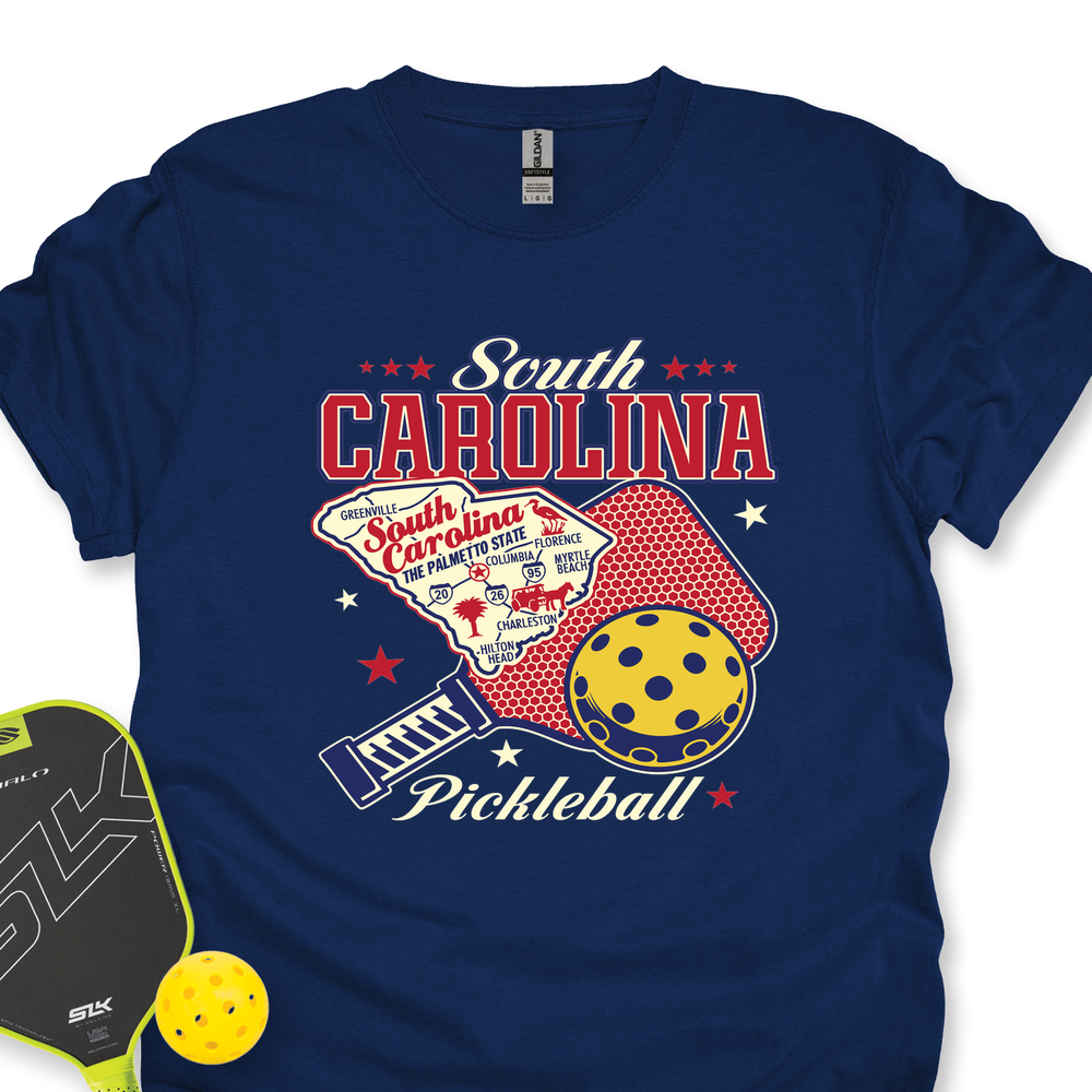 South Carolina Pickleball Unisex T-Shirt - Picklechillz