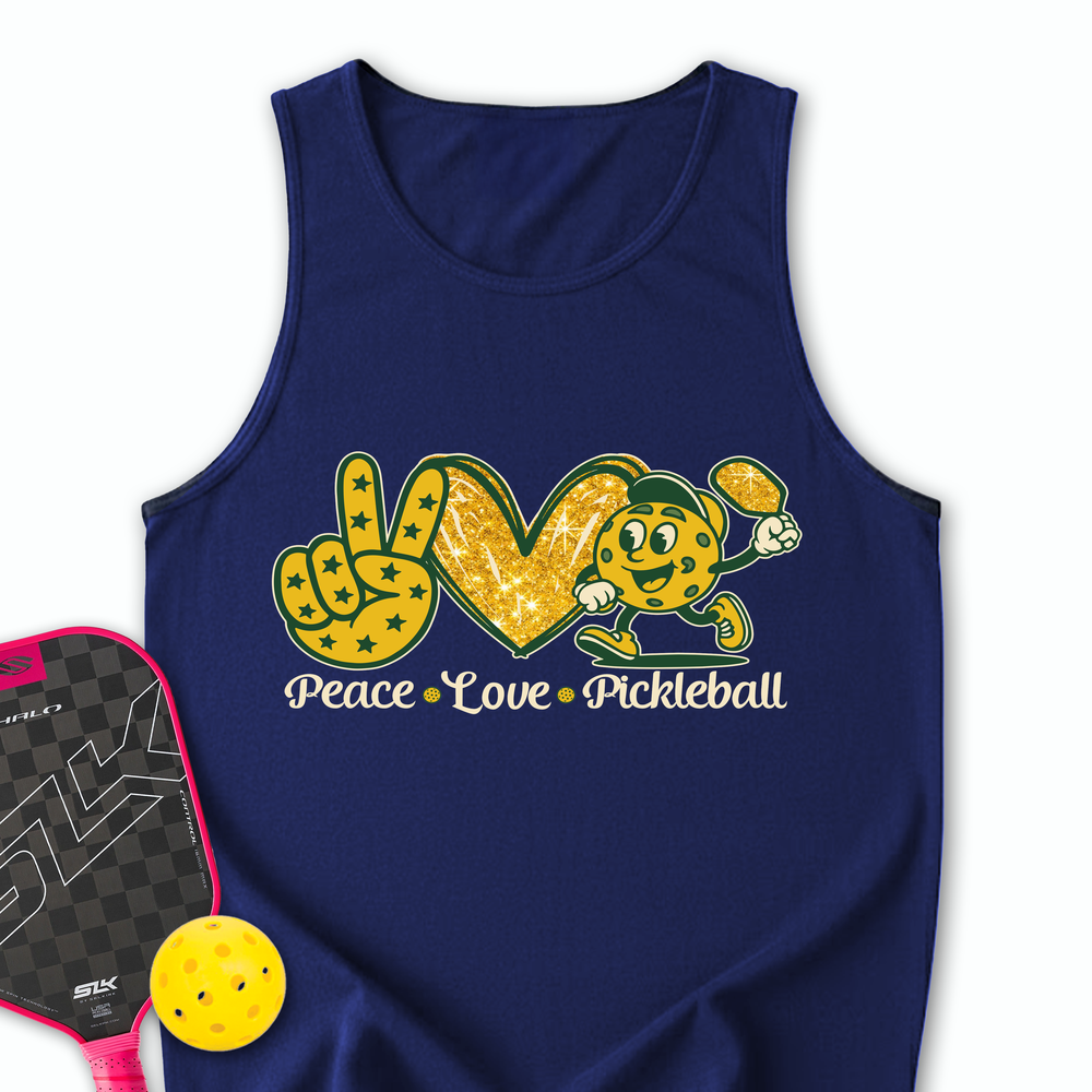 Peace Love Pickleball Tank Top - Picklechillz
