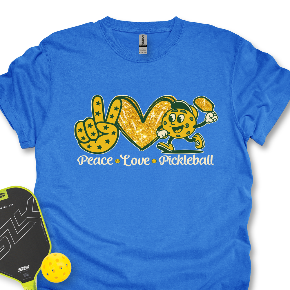 Peace Love Pickleball Unisex T-Shirt - Picklechillz