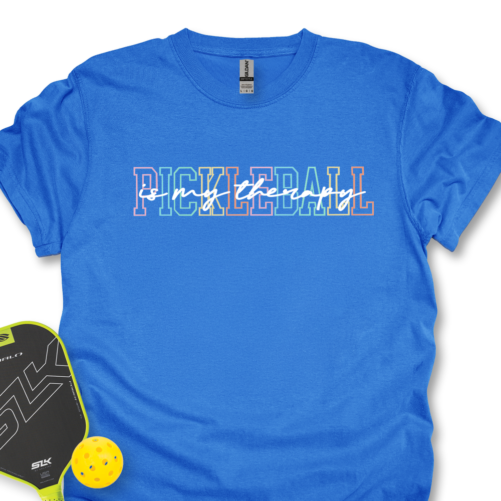 Pickleball Is My Therapy Unisex T-Shirt - Picklechillz