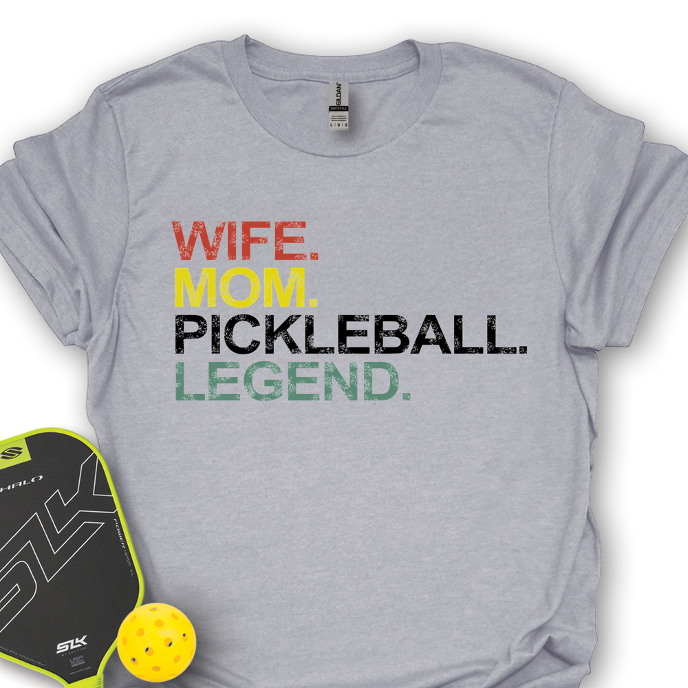 Funny Wife Mom Pickleball Legend Unisex T-Shirt - Picklechillz