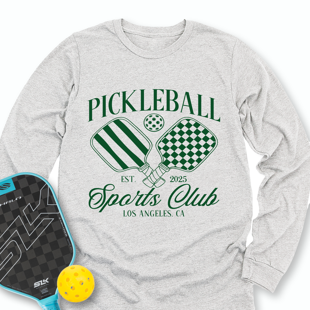 Custom Pickleball Social Club Long Sleeve - Picklechillz
