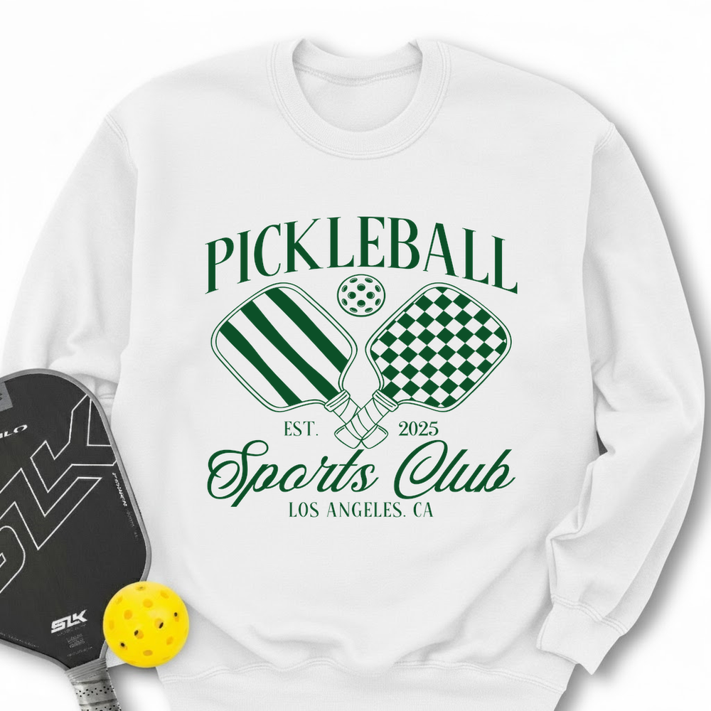 Custom Pickleball Social Club Sweatshirt - Picklechillz