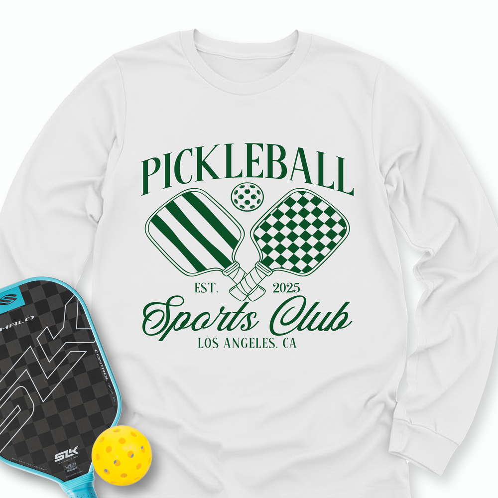 Custom Pickleball Social Club Long Sleeve - Picklechillz