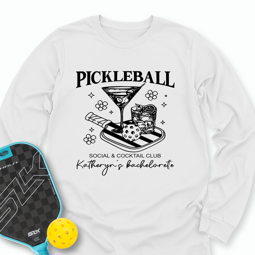 Pickleball Bachelorette Long Sleeve - Picklechillz