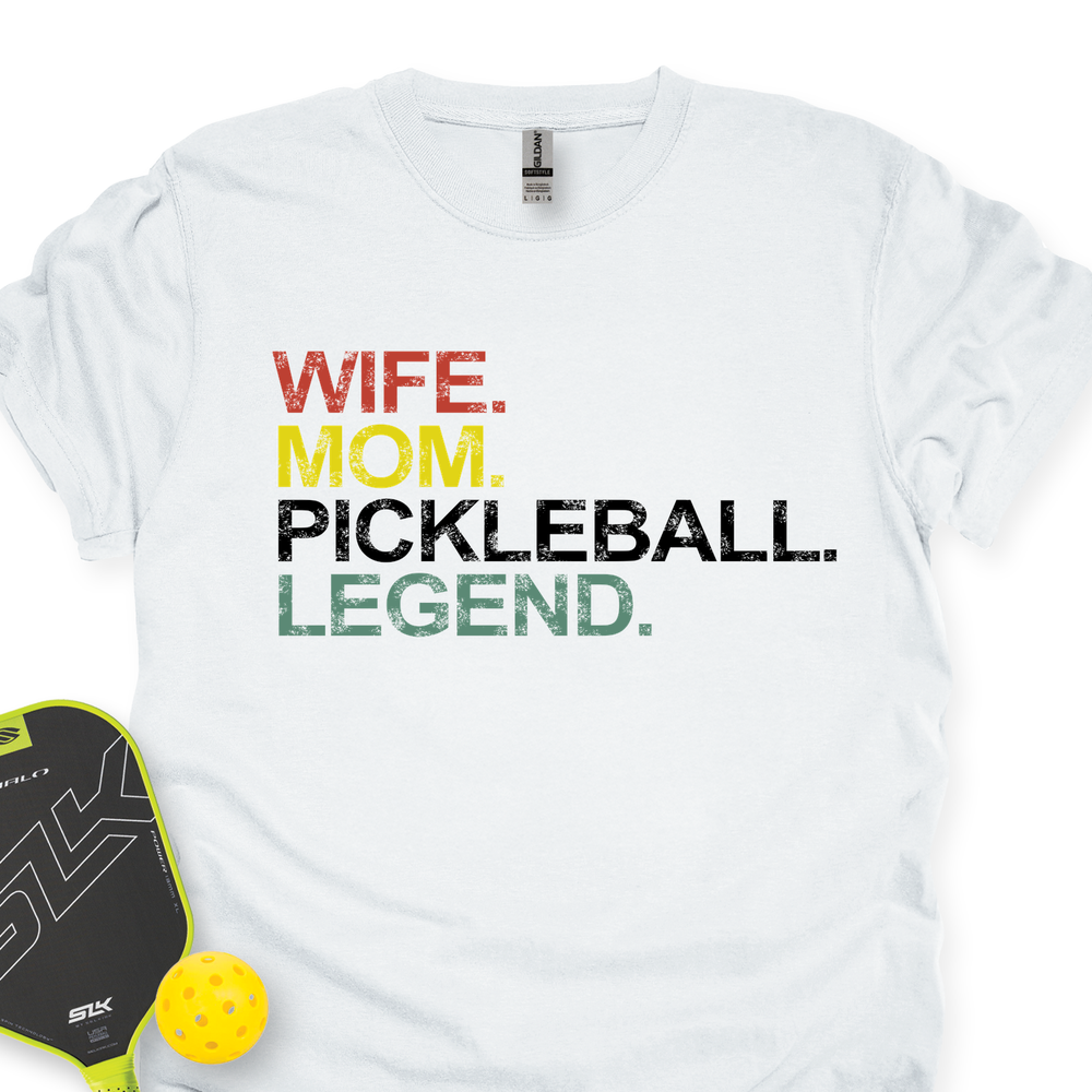 Funny Wife Mom Pickleball Legend Unisex T-Shirt - Picklechillz