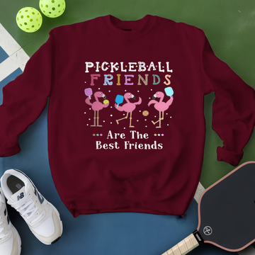 Good serves, great friends, best memories Sweatshirt - Picklechillz
