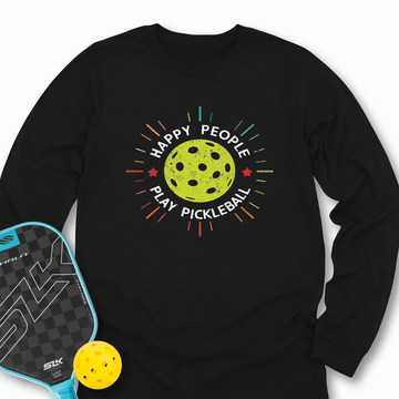 Happy People Play Pickleball Long Sleeve - Picklechillz