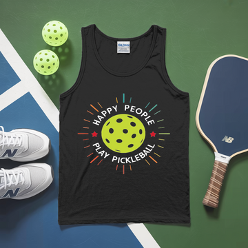 Happy People Play Pickleball Tank Top - Picklechillz