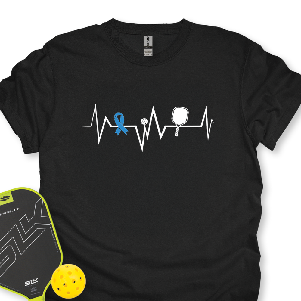 Heartbeat Diabetes Awareness Pickleball Unisex T-Shirt - Picklechillz