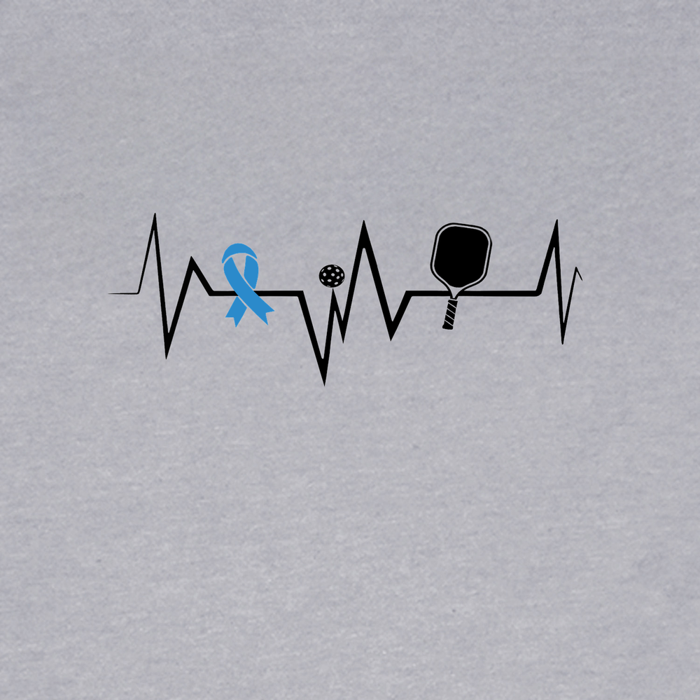 Heartbeat Diabetes Awareness Pickleball Unisex T-Shirt - Picklechillz