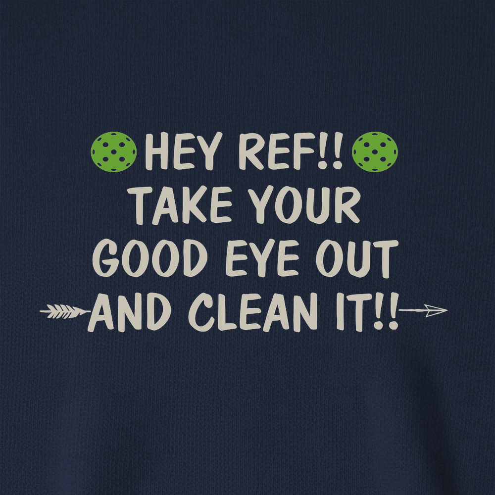 Hey Ref!! Take Your Good Eye Out And Clean It!! V-Neck T-Shirt - Picklechillz