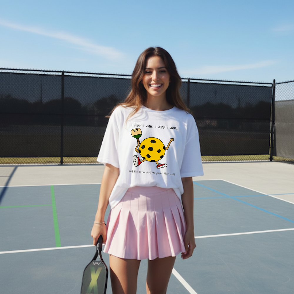 I Dink I Can Pickleball Player Unisex T-Shirt - Picklechillz