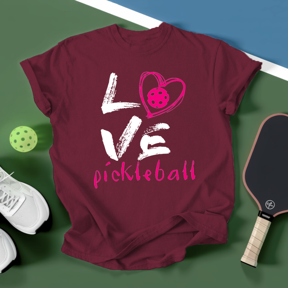 I Love Pickleball Unisex T-Shirt - Picklechillz
