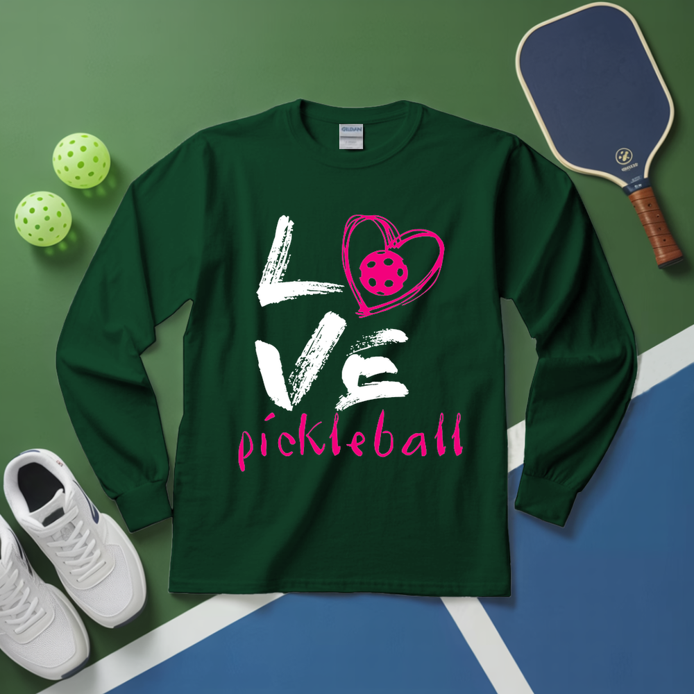 I Love Pickleball Long Sleeve - Picklechillz