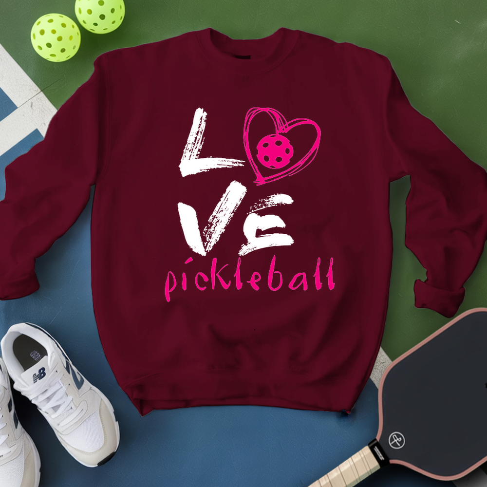 I Love Pickleball Sweatshirt - Picklechillz