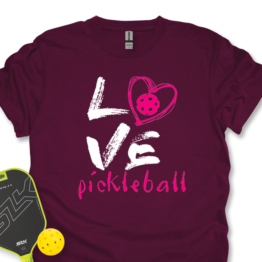 I Love Pickleball Unisex T-Shirt - Picklechillz