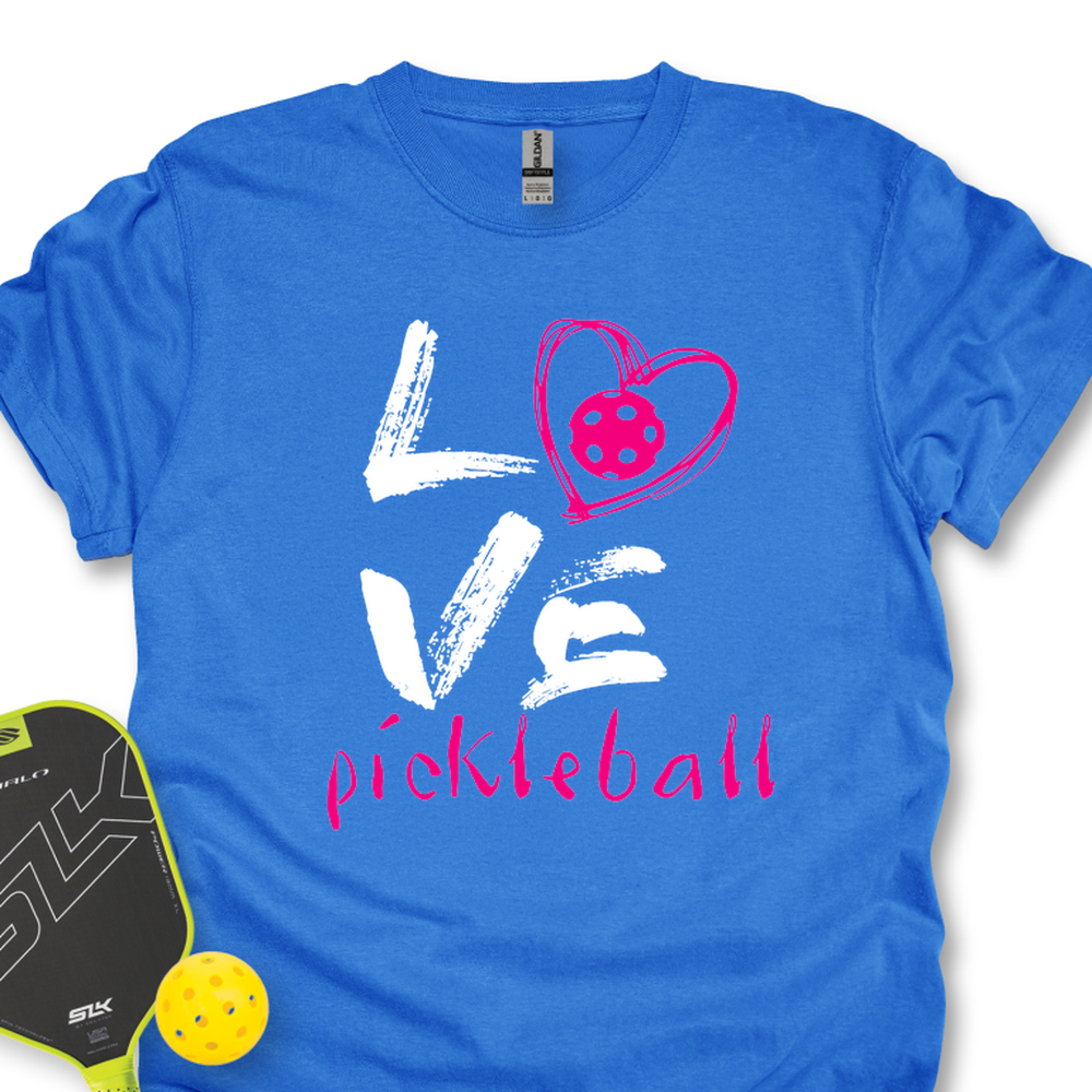 I Love Pickleball Unisex T-Shirt - Picklechillz