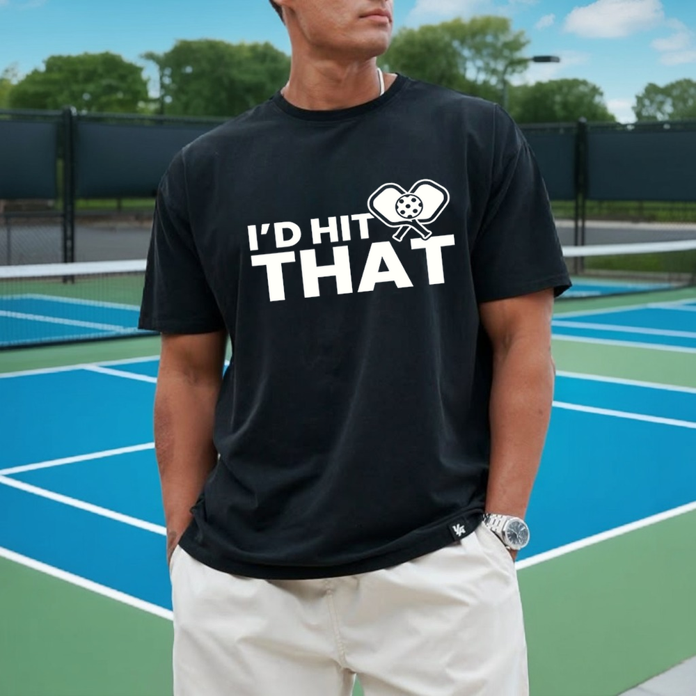 I'D Hit That Quotes Funny Unisex T-Shirt - Picklechillz
