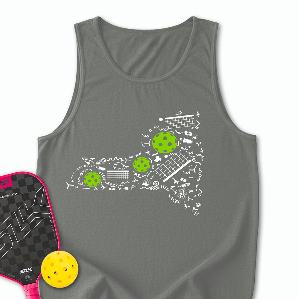 New York Pickleball Map Tank Top - Picklechillz