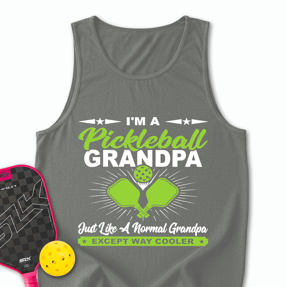 I'm A Pickleball Grandpa Just Like A Normal Grandpa Except Way Cooler Tank Top - Picklechillz