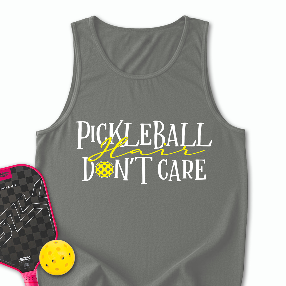Pickleball Hair, Don’t Care v1 Tank Top - Picklechillz