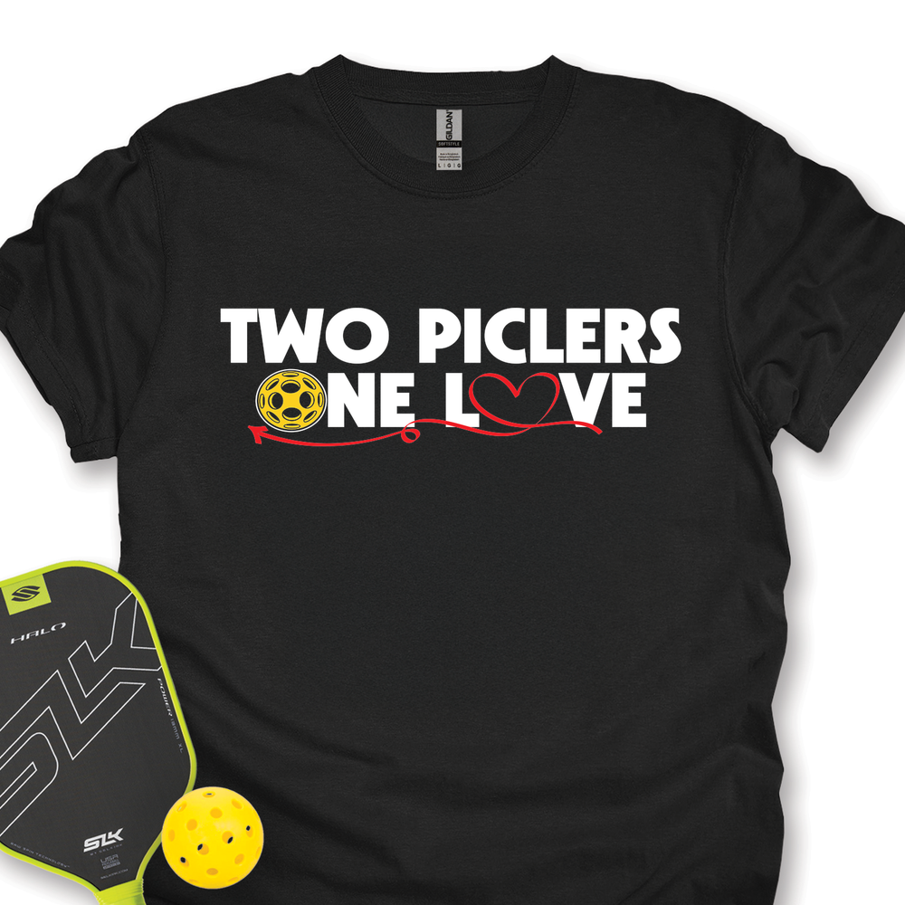 Two Picklers, One Love for Her Unisex T-Shirt - Picklechillz