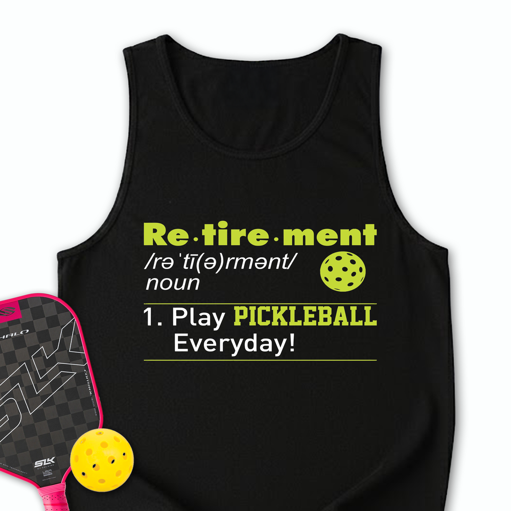 Pickleball Retirement Define Tank Top - Picklechillz